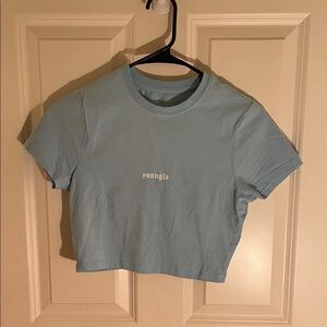 YoungLA Women's Light Blue Crop Top